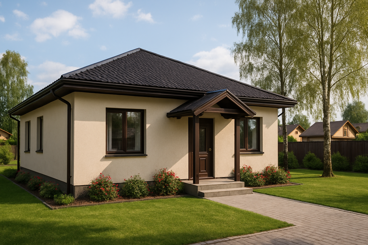 Дом из газобетона 100 м² в Курске — расчёт блоков и стоимость