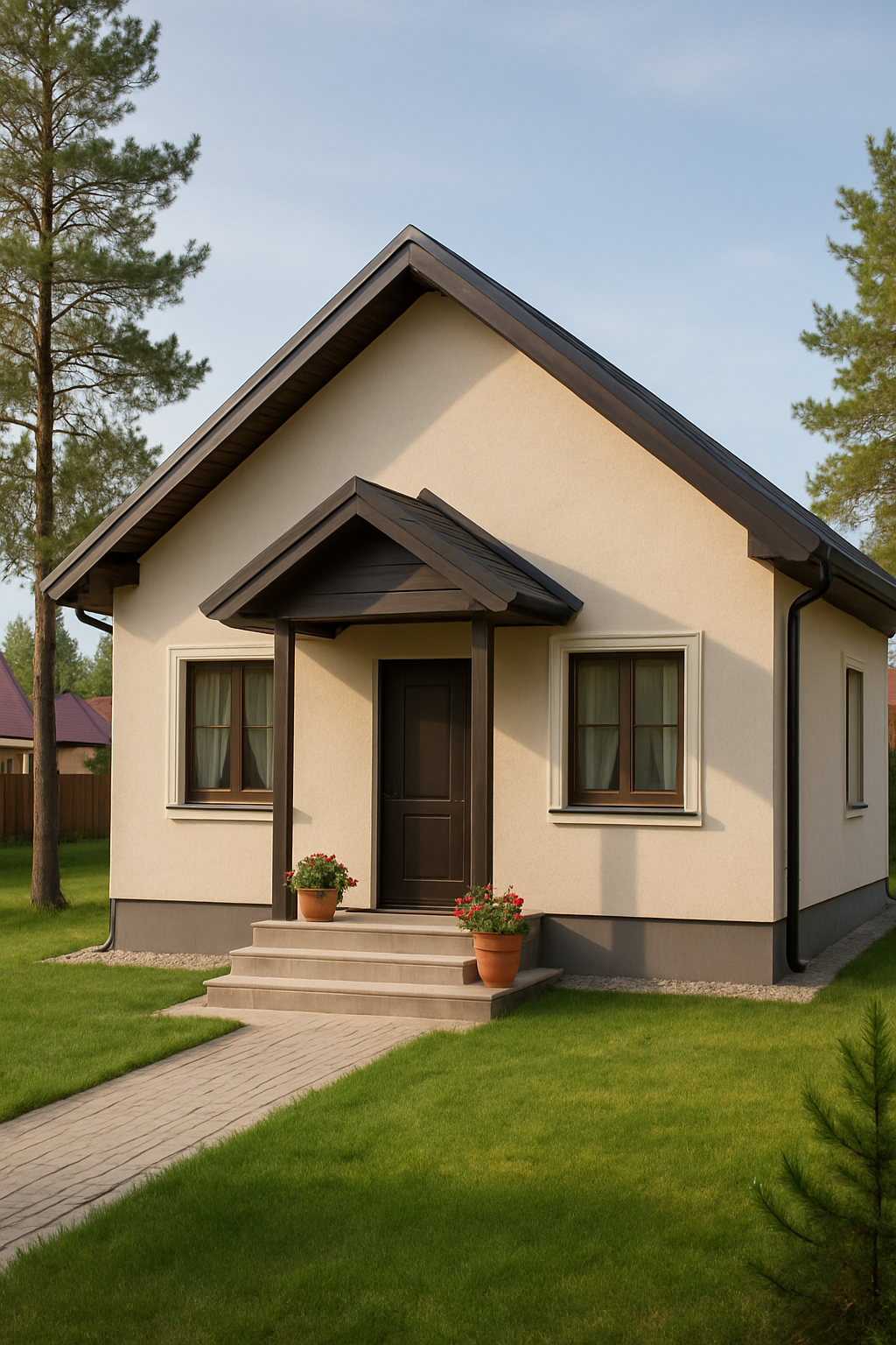 Дом 8×8 из газобетона в Курске — расчёт блоков и стоимость